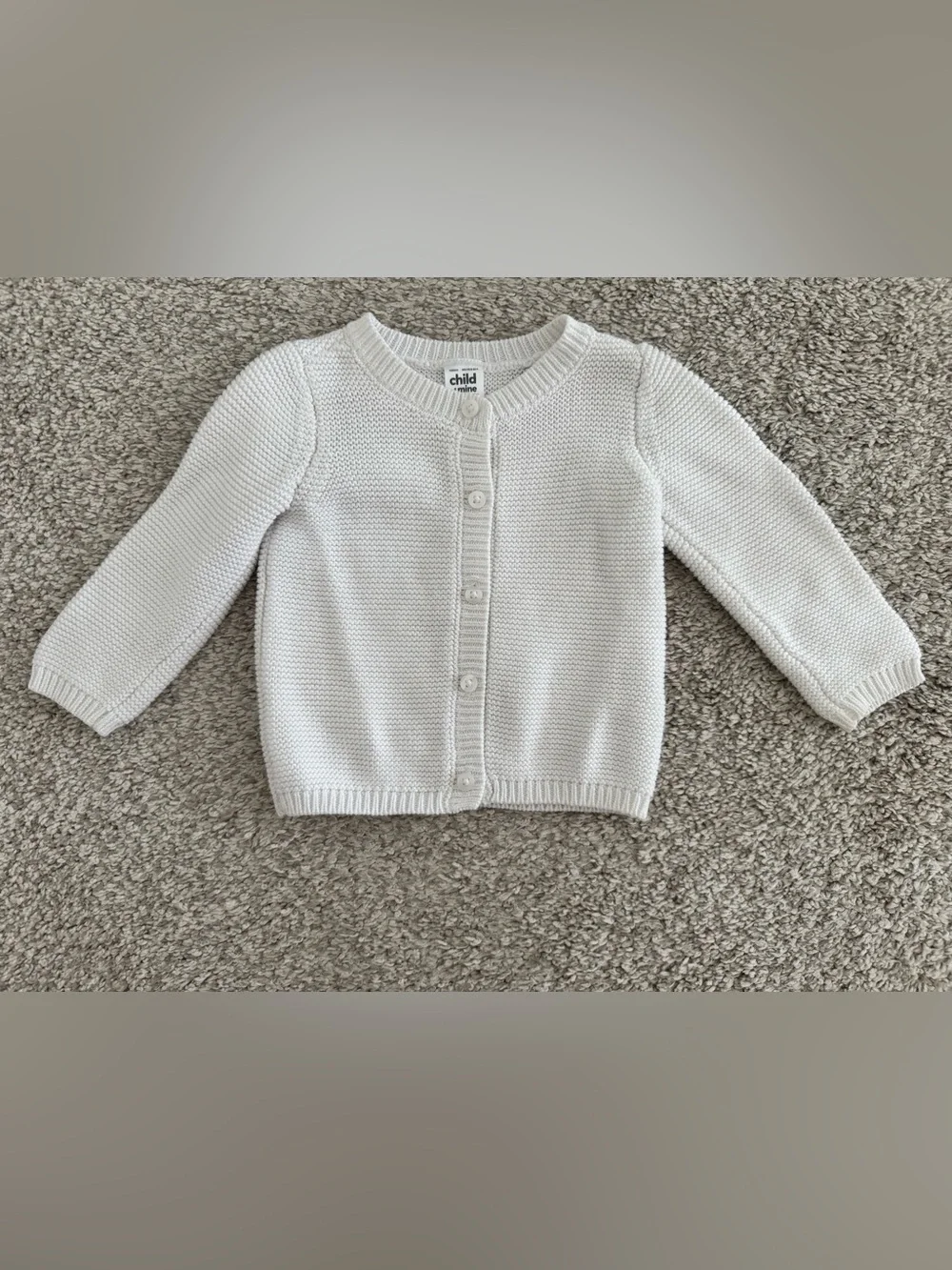 Carter’s White Knit Baby Cardigan